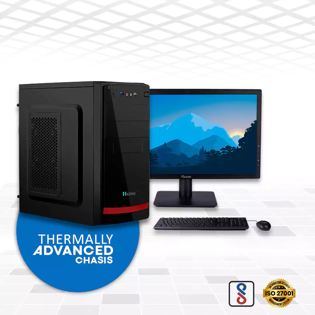 12th Generation i7 Desktop 8GB RAM | H610 Motherboard chipset  1 TB HDD, keyboard and mouse, 21.5 inch screen